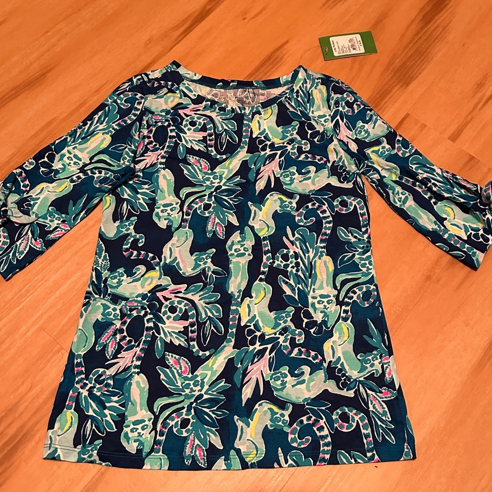 Lilly Preston Top In Tidal Wave Animals NWT
